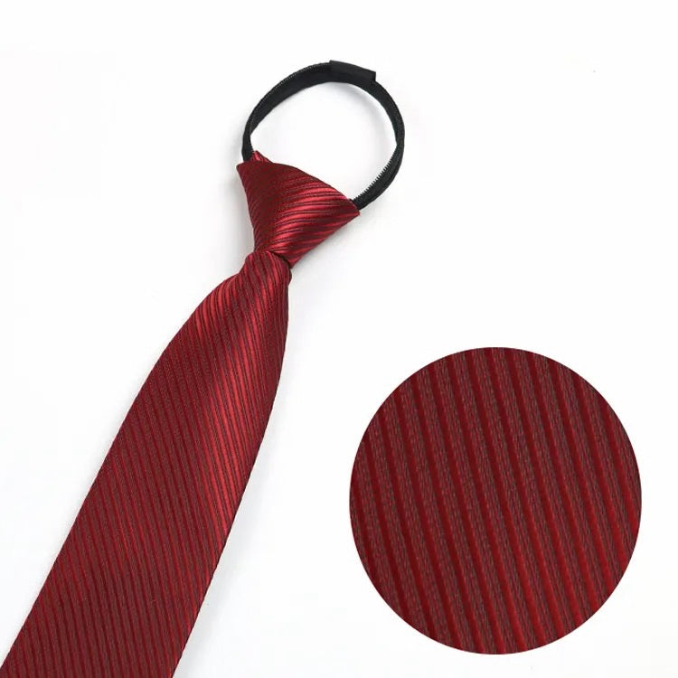 Men zip neckties 3 set of 3 colors