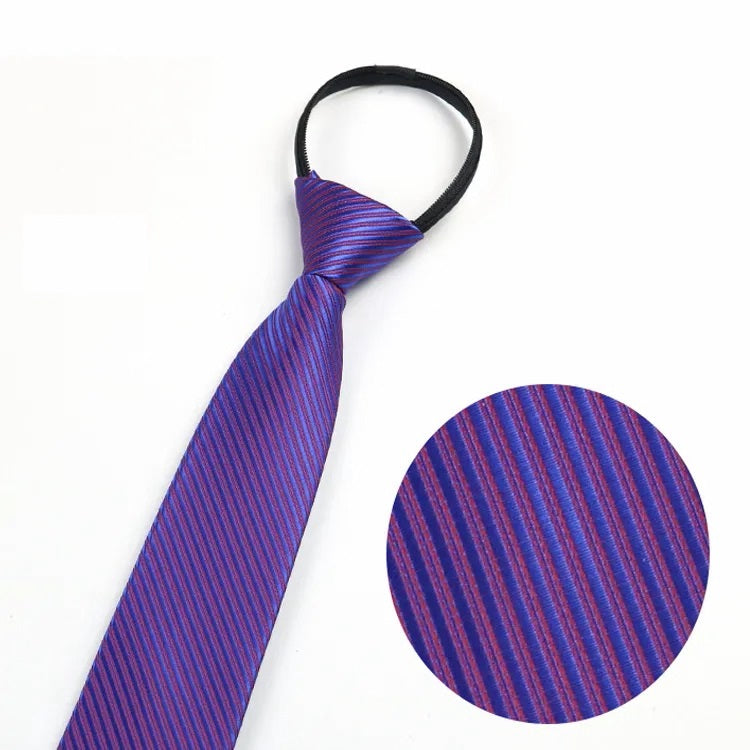 Men zip neckties 3 set of 3 colors