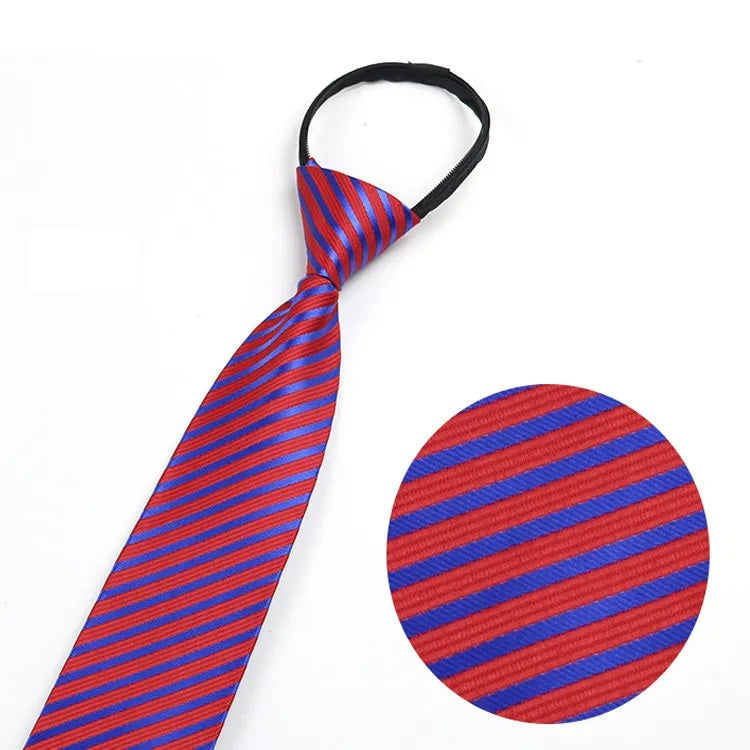 Men zip neckties 3 set of 3 colors