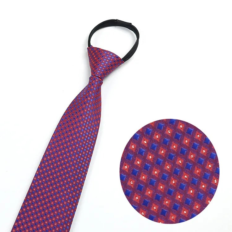 Men zip neckties 3 set of 3 colors