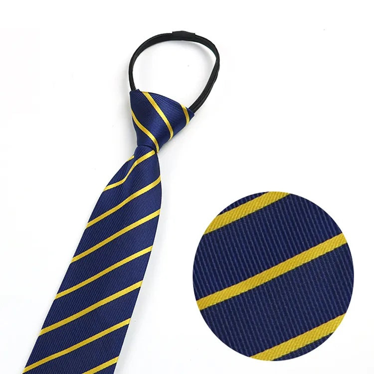 Men zip neckties 3 set of 3 colors