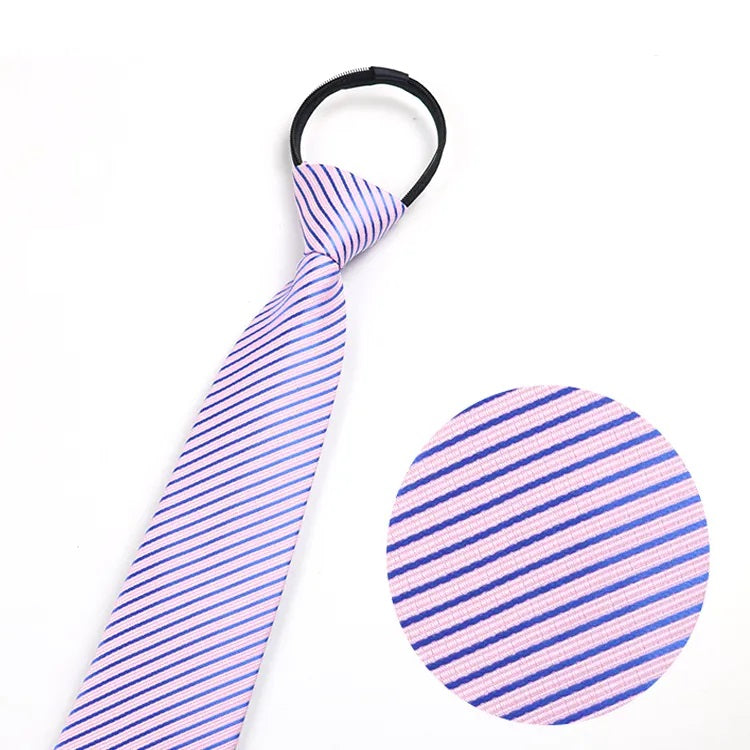 Men zip neckties 3 set of 3 colors