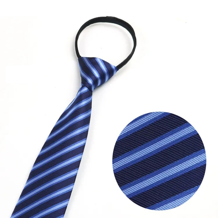 Men zip neckties 3 set of 3 colors