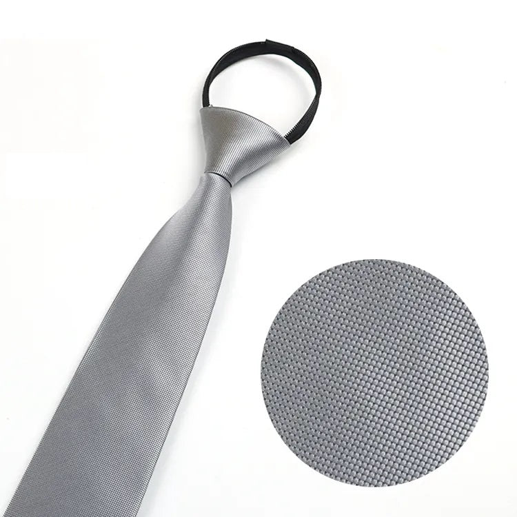 Men zip neckties 3 set of 3 colors