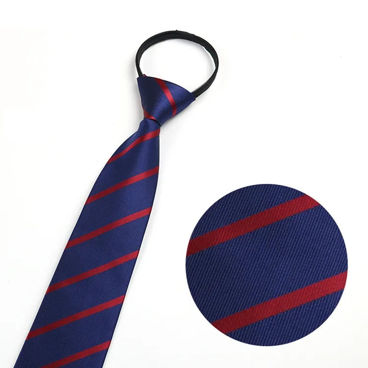 Men zip neckties 3 set of 3 colors