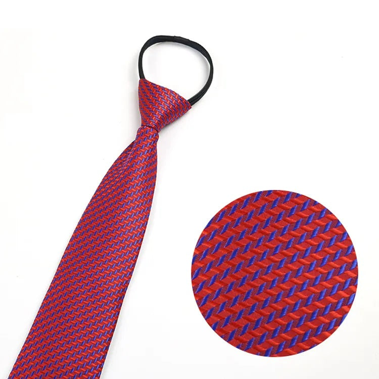 Men zip neckties 3 set of 3 colors