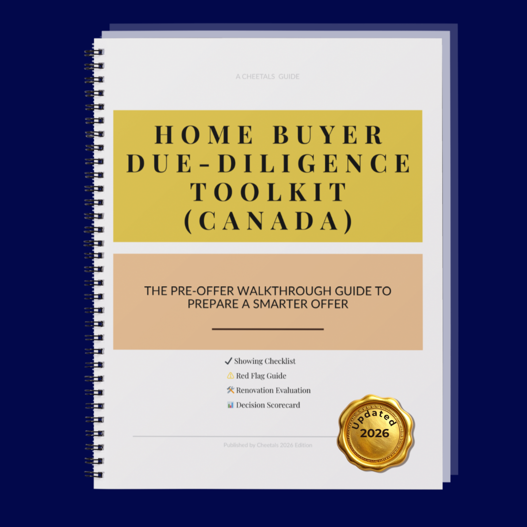 Home Buyer Due Diligence Toolkit 2026 Canadian Real Estate Checklist