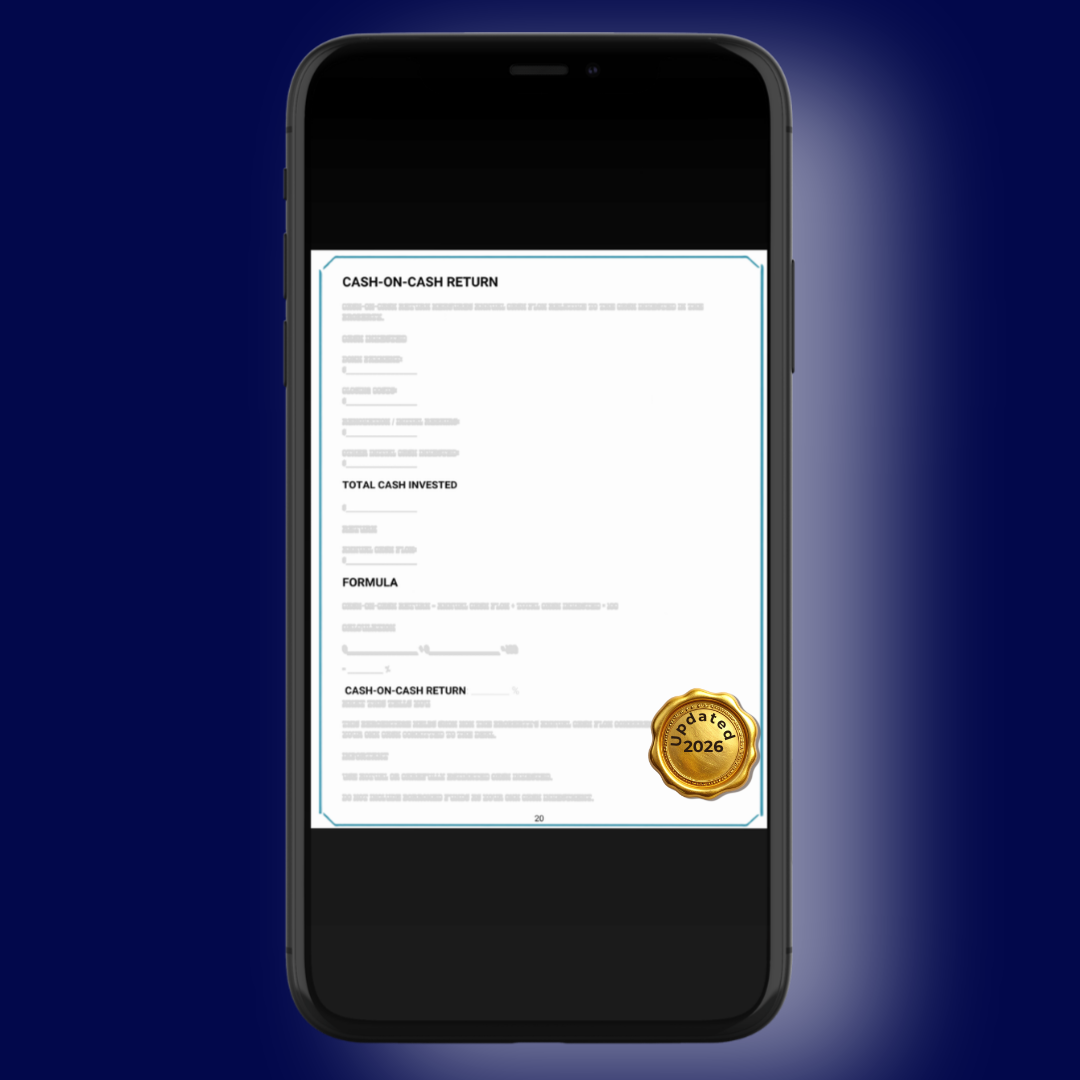 Rental Property Deal Analyzer – Instant ROI & Cash Flow Calculator