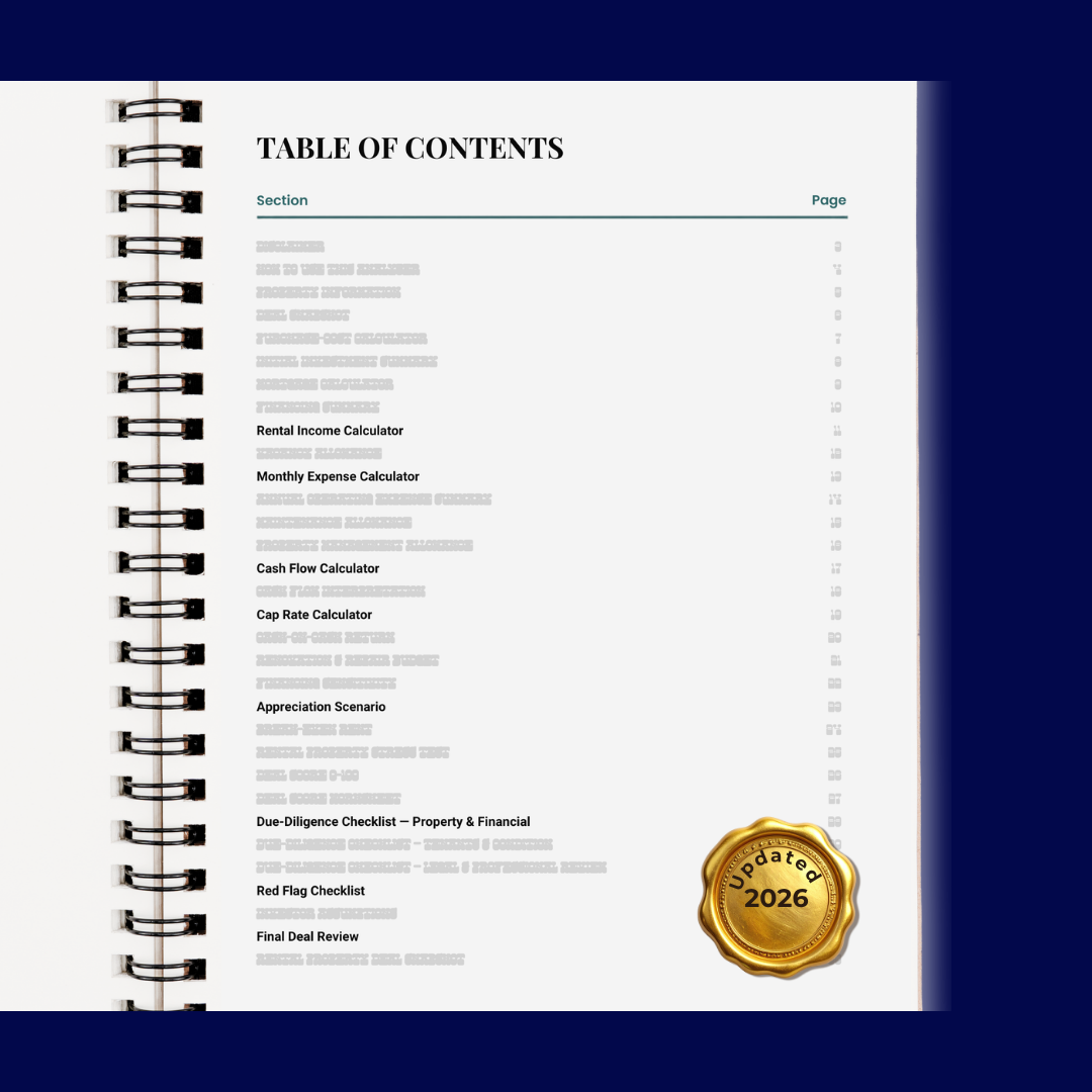 Rental Property Deal Analyzer – Instant ROI & Cash Flow Calculator